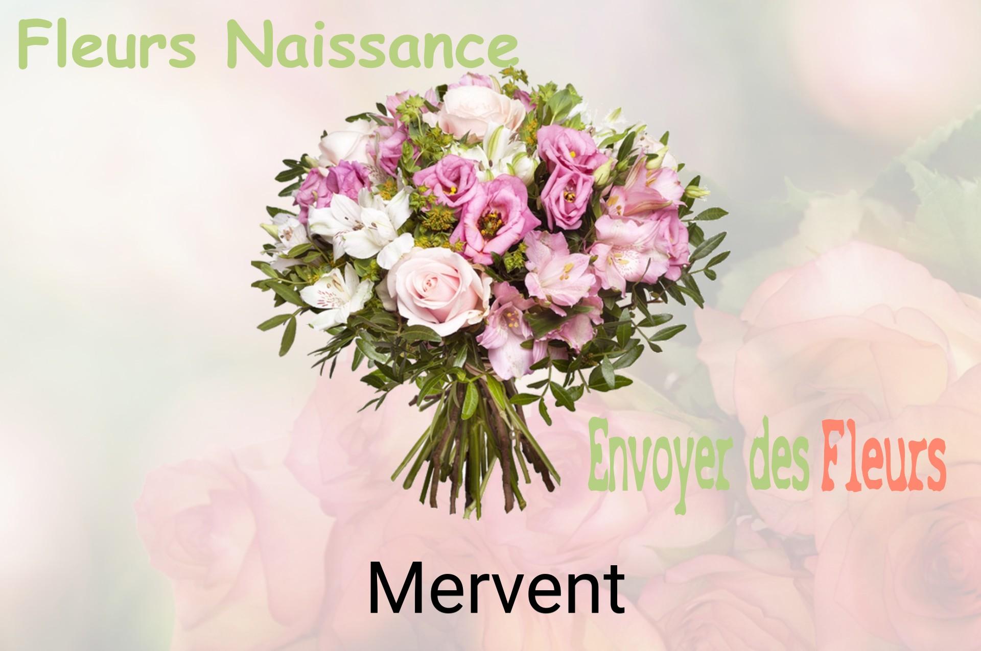 Bouquet de fleurs de naissance livré à Mervent